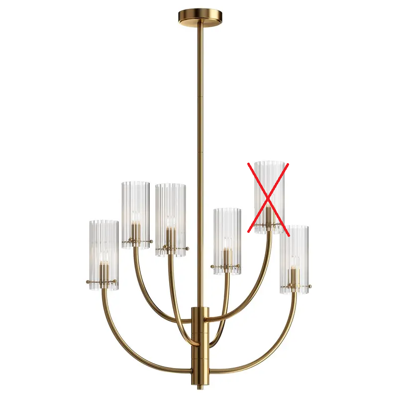 Maytoni Arco Hängeleuchte Hängelampe Lampe Kronleuchter G9 SIEHE TEXT/FOTO - 4251110034065