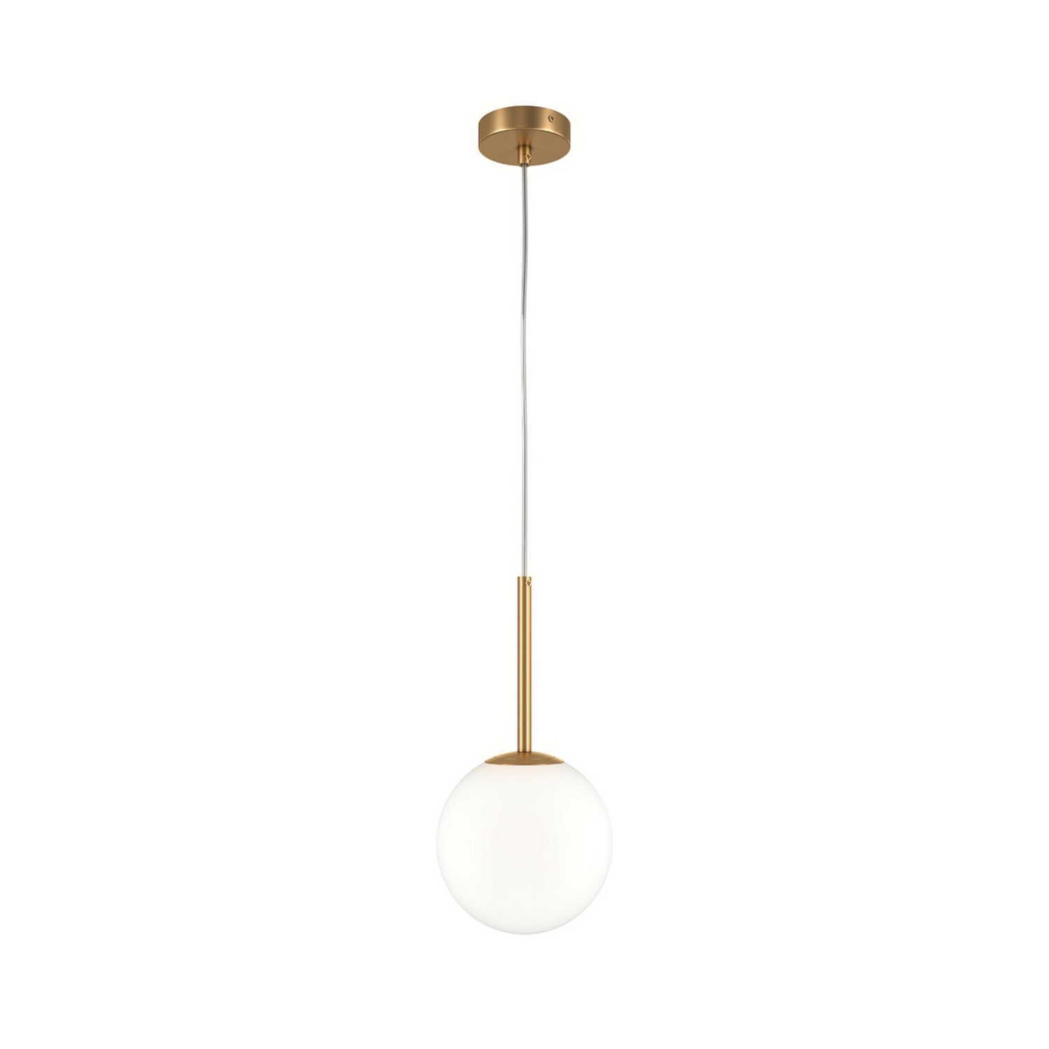 Maytoni Basic Form Hängeleuchte Deckenlampe Pendelleuchte Weiß/Gold 1 Flg E14  B-Ware - 4251110041605