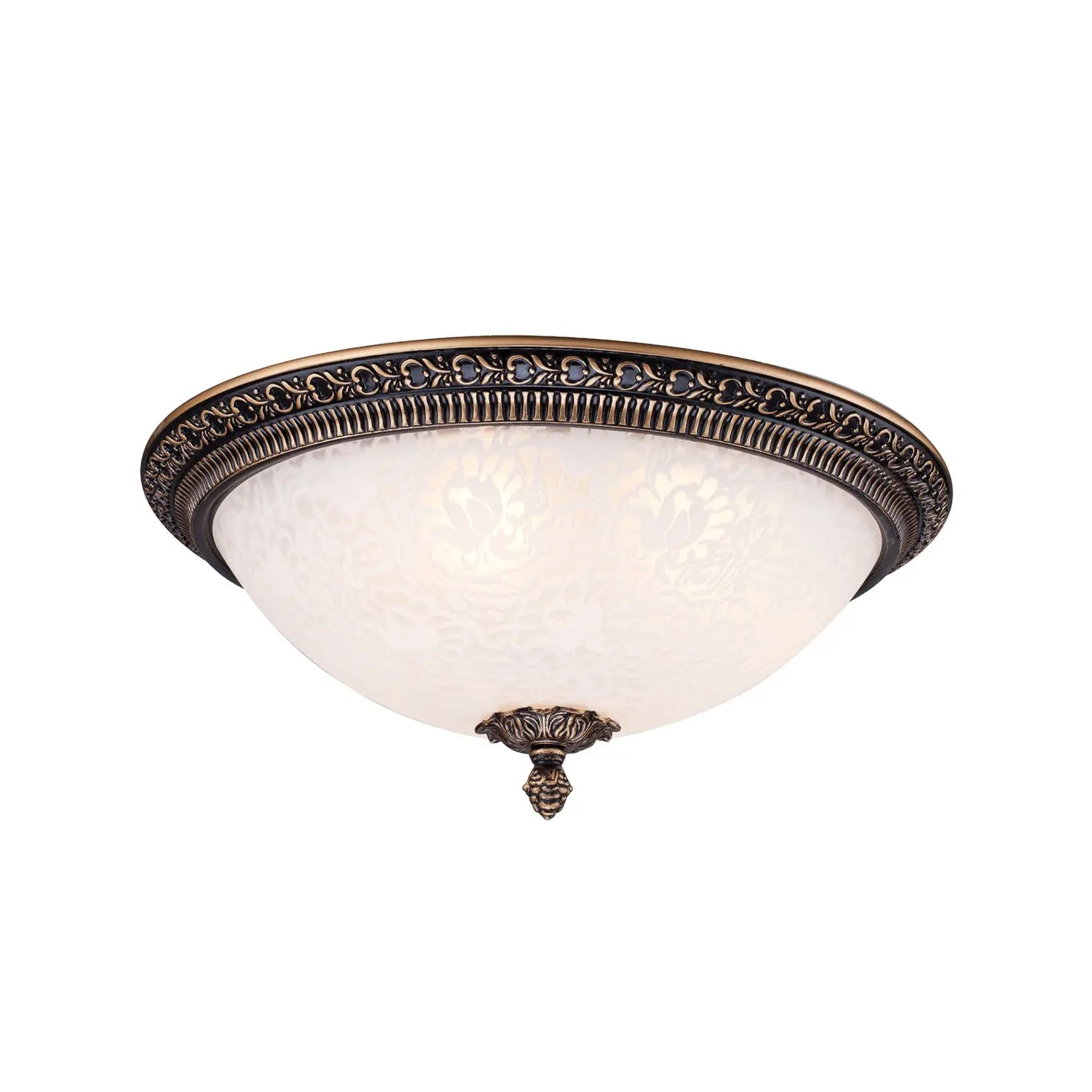 B-Ware Maytoni Deckenlampe Pascal Deckenleuchte Lampe Bronze Antik ø 37 Cm Glas/Metall - 4251110019543