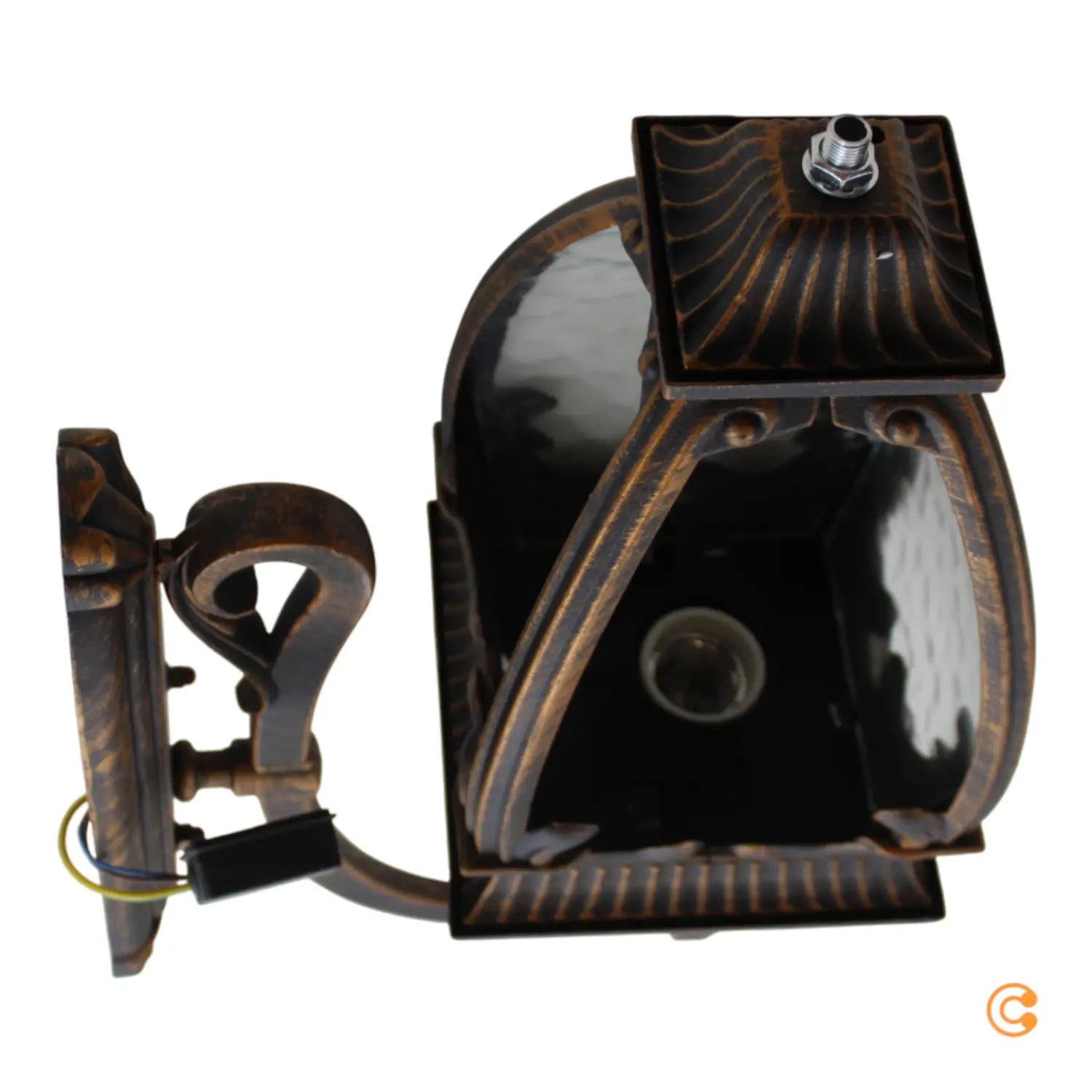 B-Ware Maytoni Fleur Außenwandleuchte Wandlampe Außenlampe Gold Siehe Text/Foto - 4251110031613