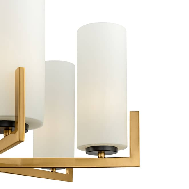 B-Ware Maytoni Fortano Kronleuchter Deckenlampe Deckenleuchte E27 6 Flammig Glasschirme - 4251110056371