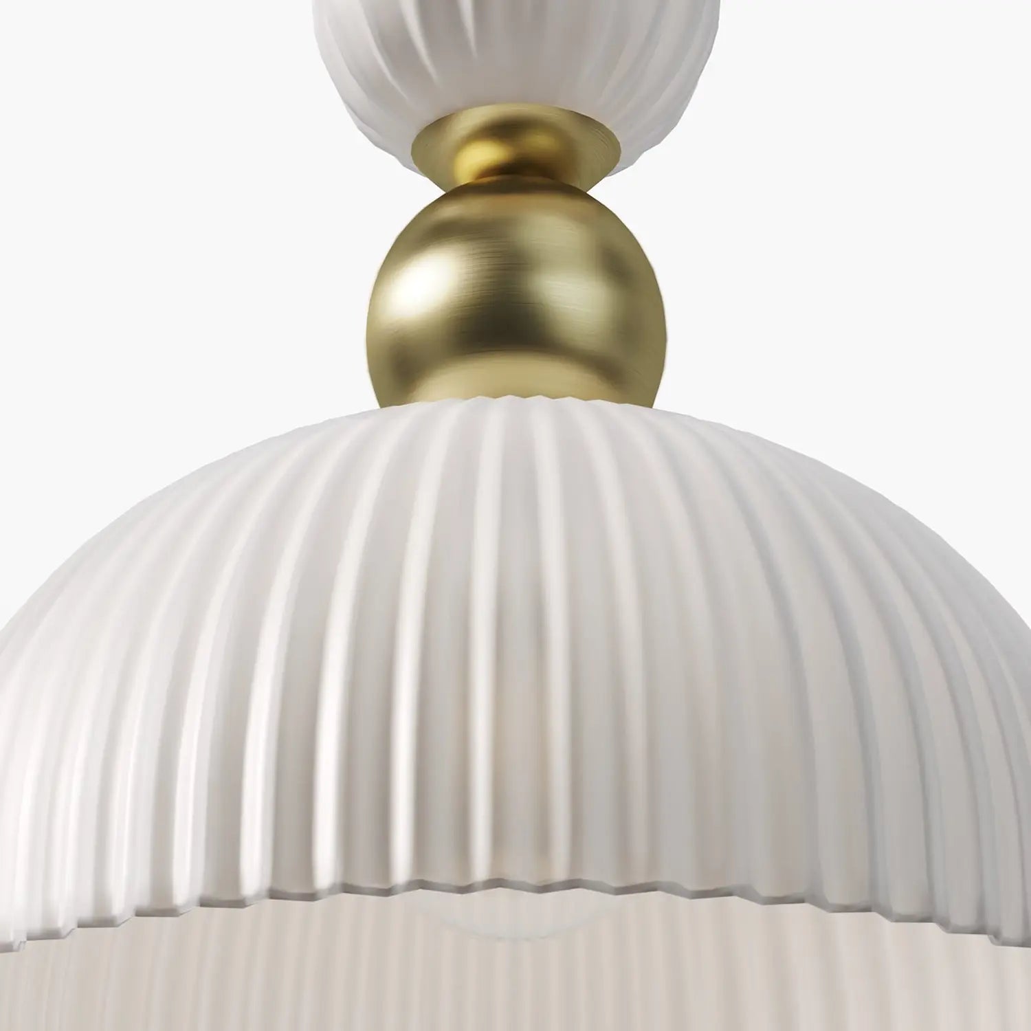 B-Ware Maytoni Hängeleuchte Pendelleuchte Antic Glas Weiß Gold E27 Led ø 30 Cm Lampe - 4099776081180