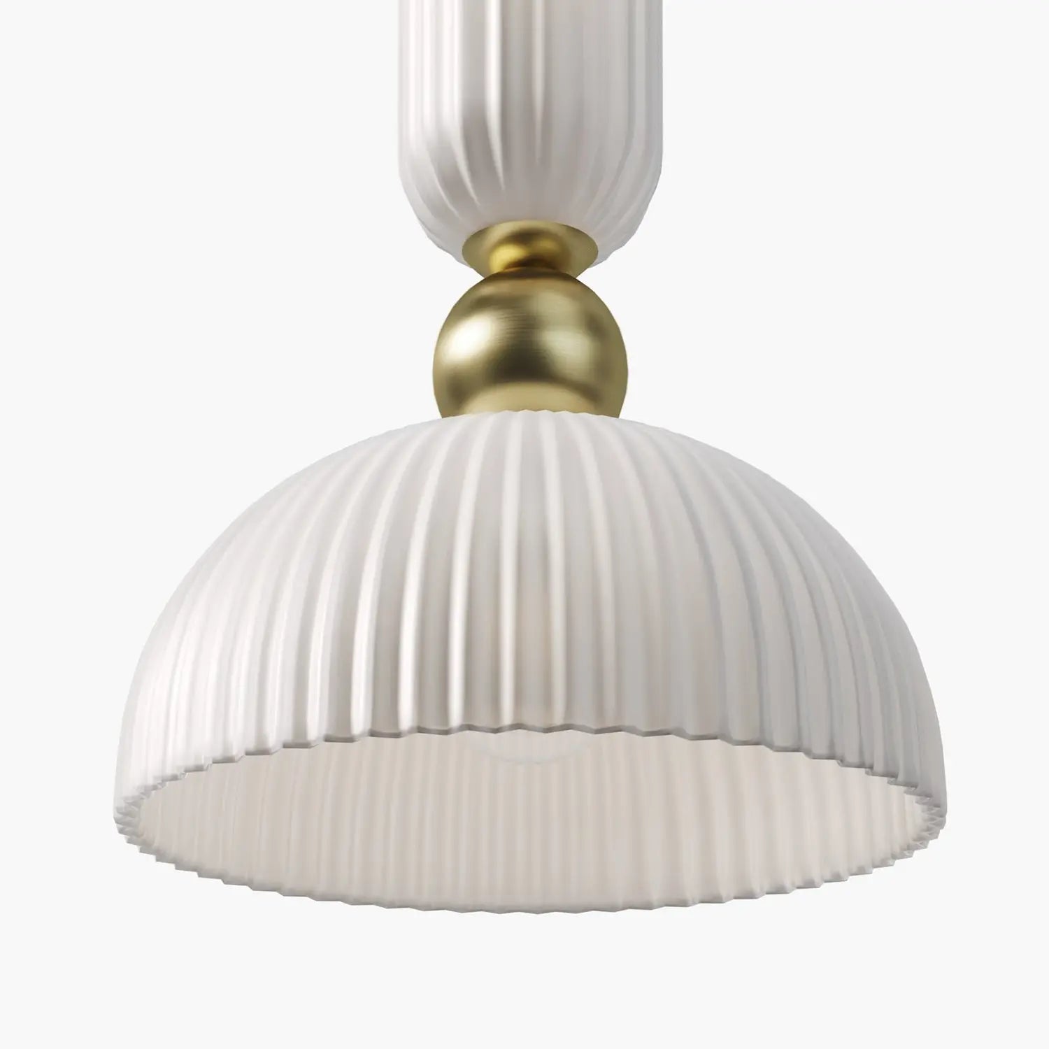 B-Ware Maytoni Hängeleuchte Pendelleuchte Antic Glas Weiß Gold E27 Led ø 30 Cm Lampe - 4099776081180