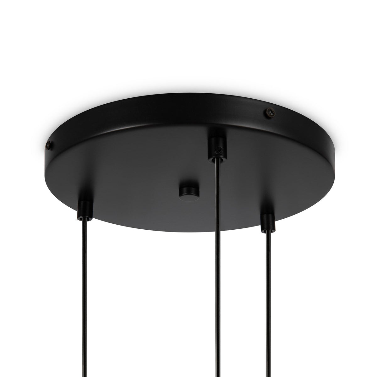 Maytoni Hängelampe Pendelleuchte Basic Glas schwarz Ø40cm 3-flg Beleuchtung - 4099776029694