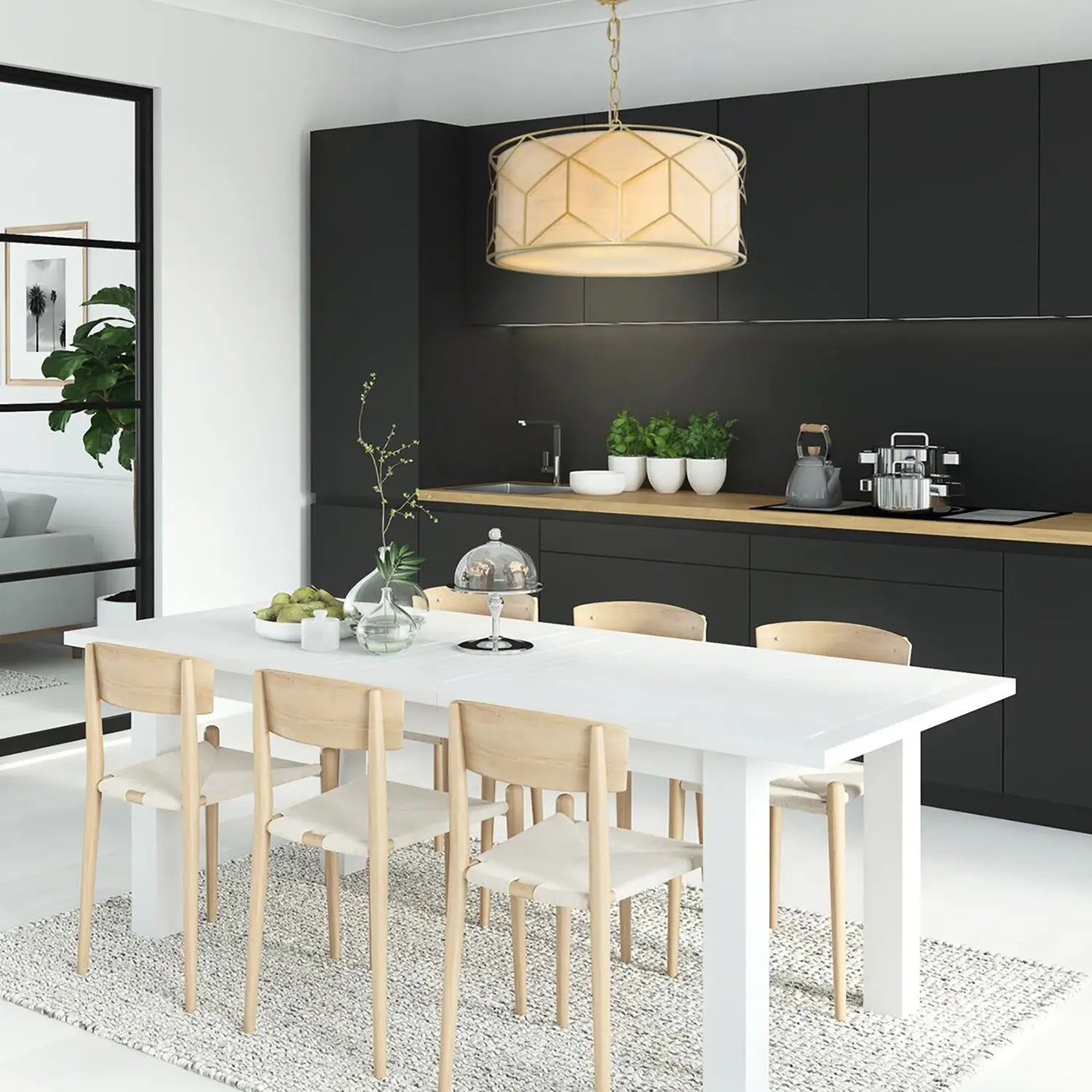 B-Ware Maytoni Hängeleuchte Pendelleuchte Messina Leinen Gold Beige Metall Lampenschirm - 4251110065618
