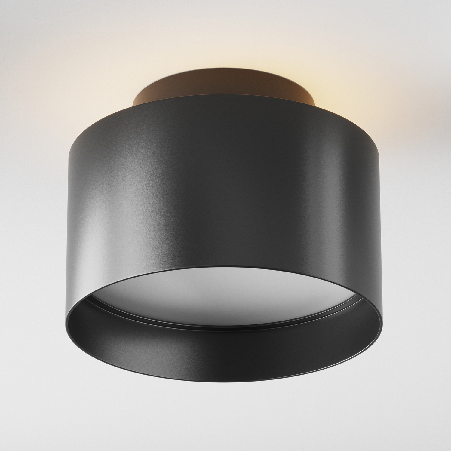 Maytoni Led Deckenlampe Leuchte Planet Lampe Schwarz Aluminium ø12cm 3000 K B-Ware - 4251110020648