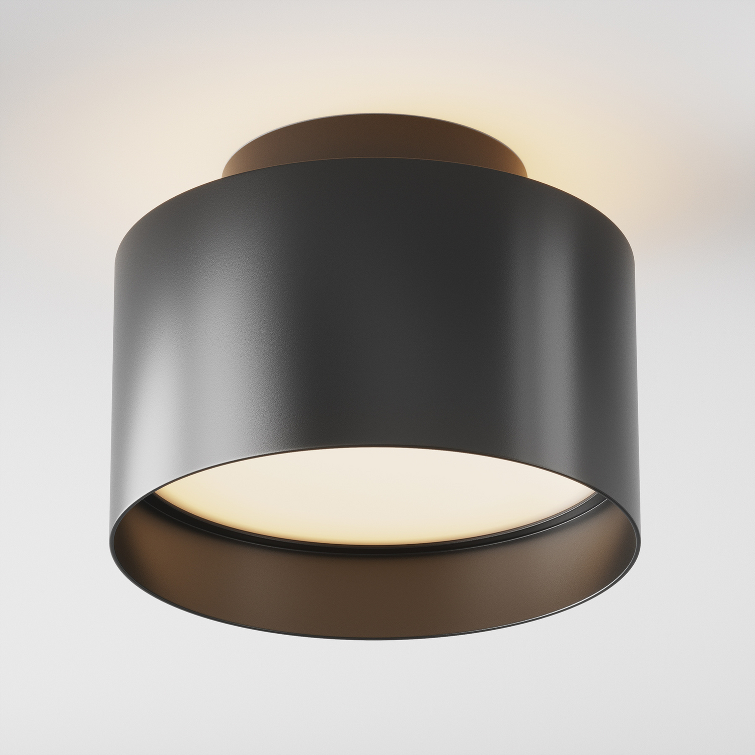 Maytoni Led Deckenlampe Leuchte Planet Lampe Schwarz Aluminium ø12cm 3000 K B-Ware - 4251110020648