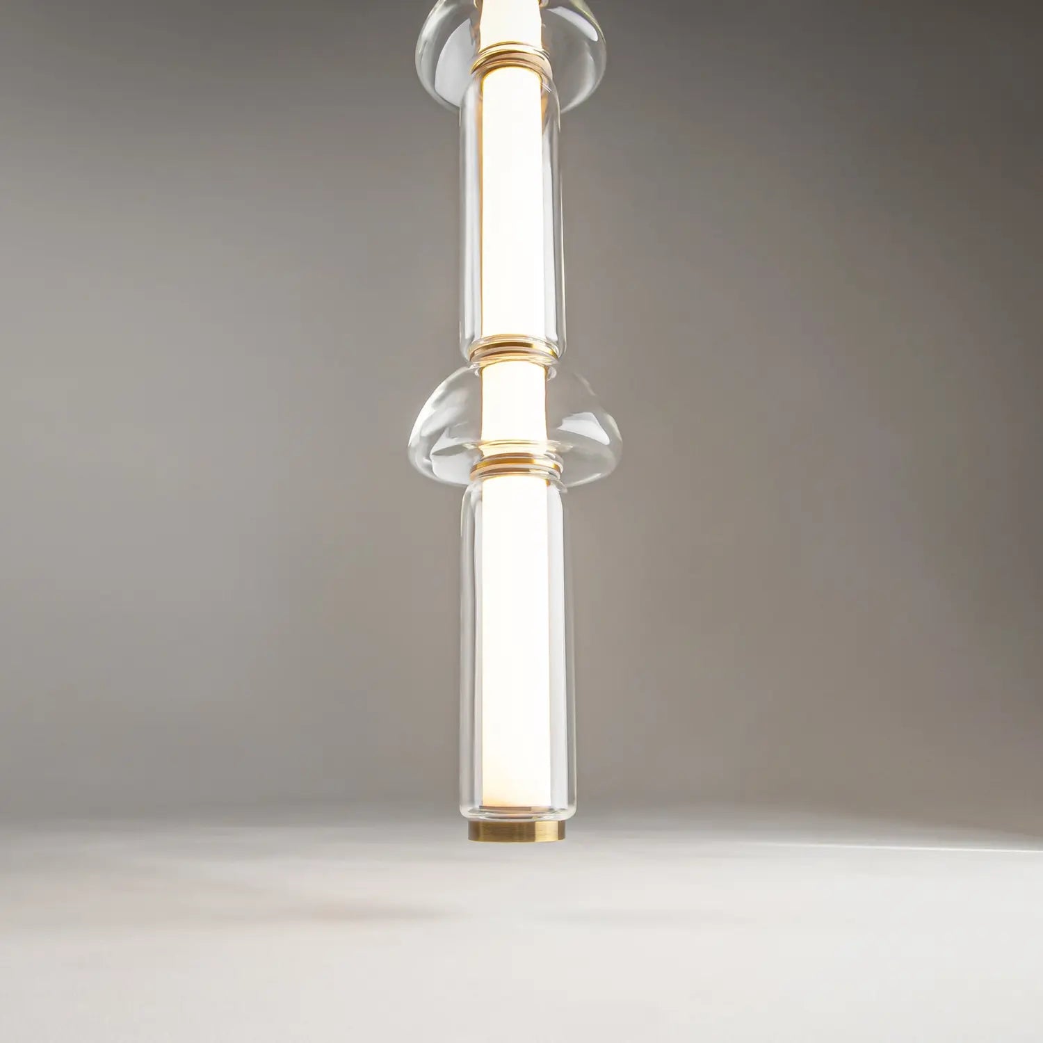 B-Ware Maytoni Pendelleuchte Hängeleuchte Led Cosmo Glas Metall Weiß Gold 98 Cm 3000 K - 4099776067580