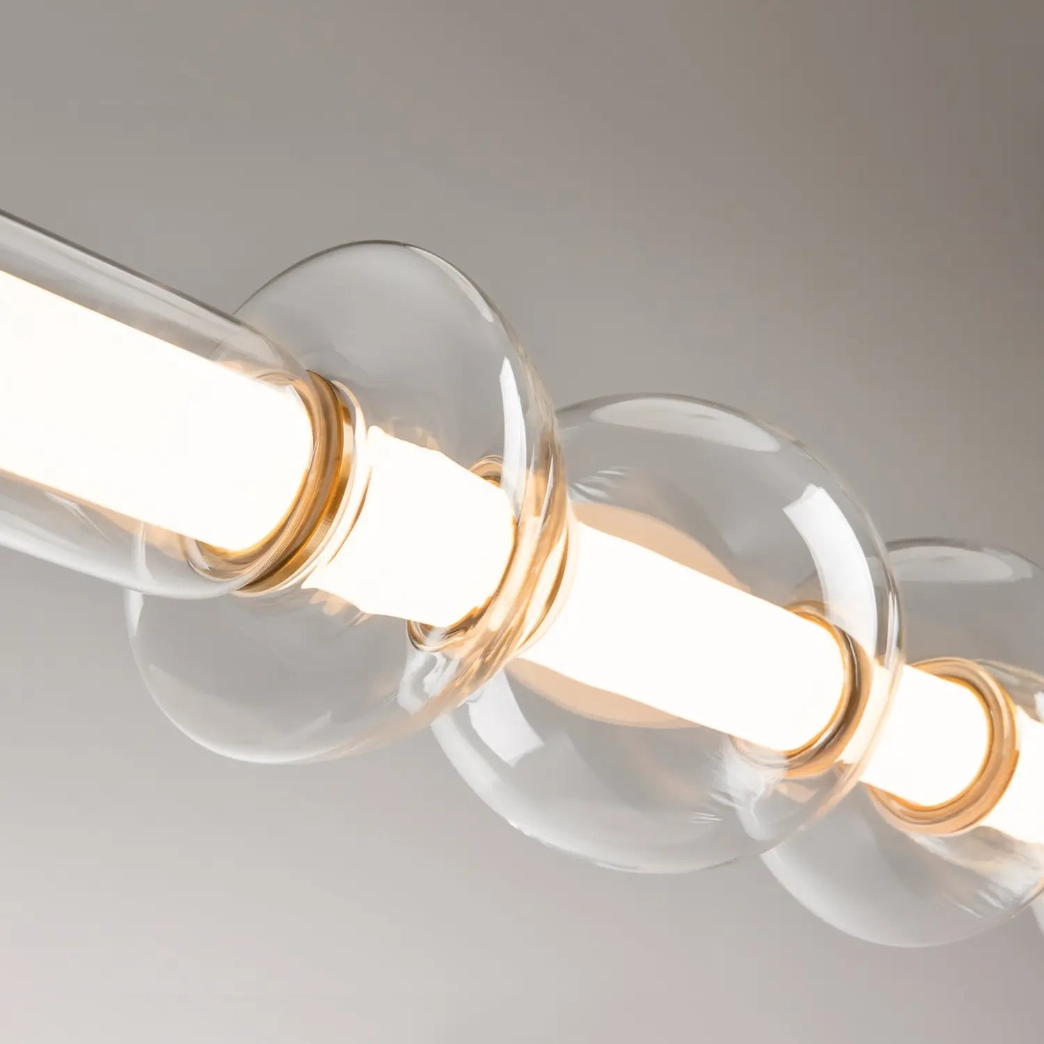 B-Ware Maytoni Pendelleuchte Hängeleuchte Led Cosmo Glas Metall Weiß Gold 98 Cm 3000 K - 4099776067580