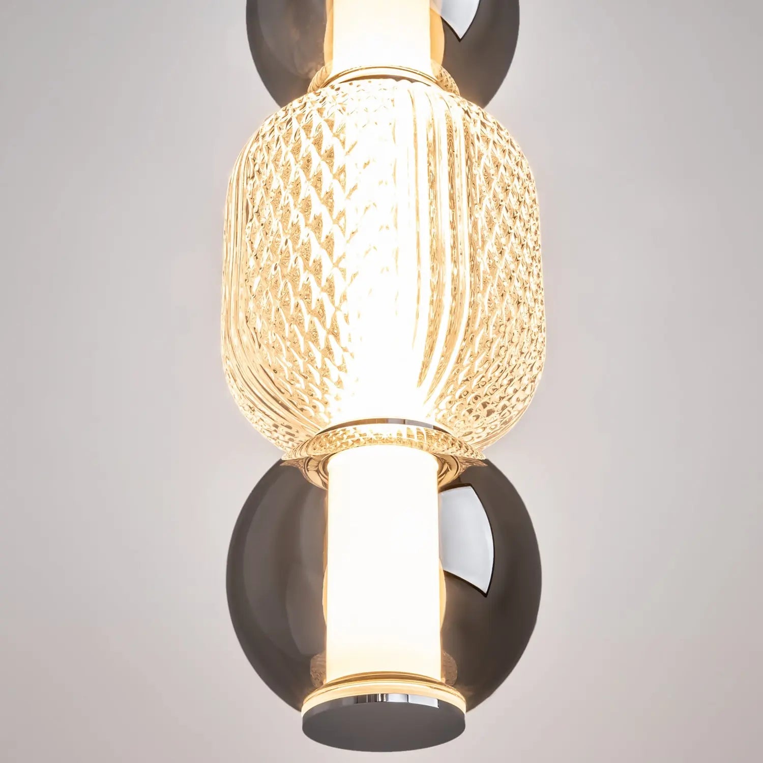 B-Ware Maytoni Hängeleuchte Pendelleuchte Led Glas Chrom Drop ø 12 Cm 3000 K 16 W Lampe - 4099776072447