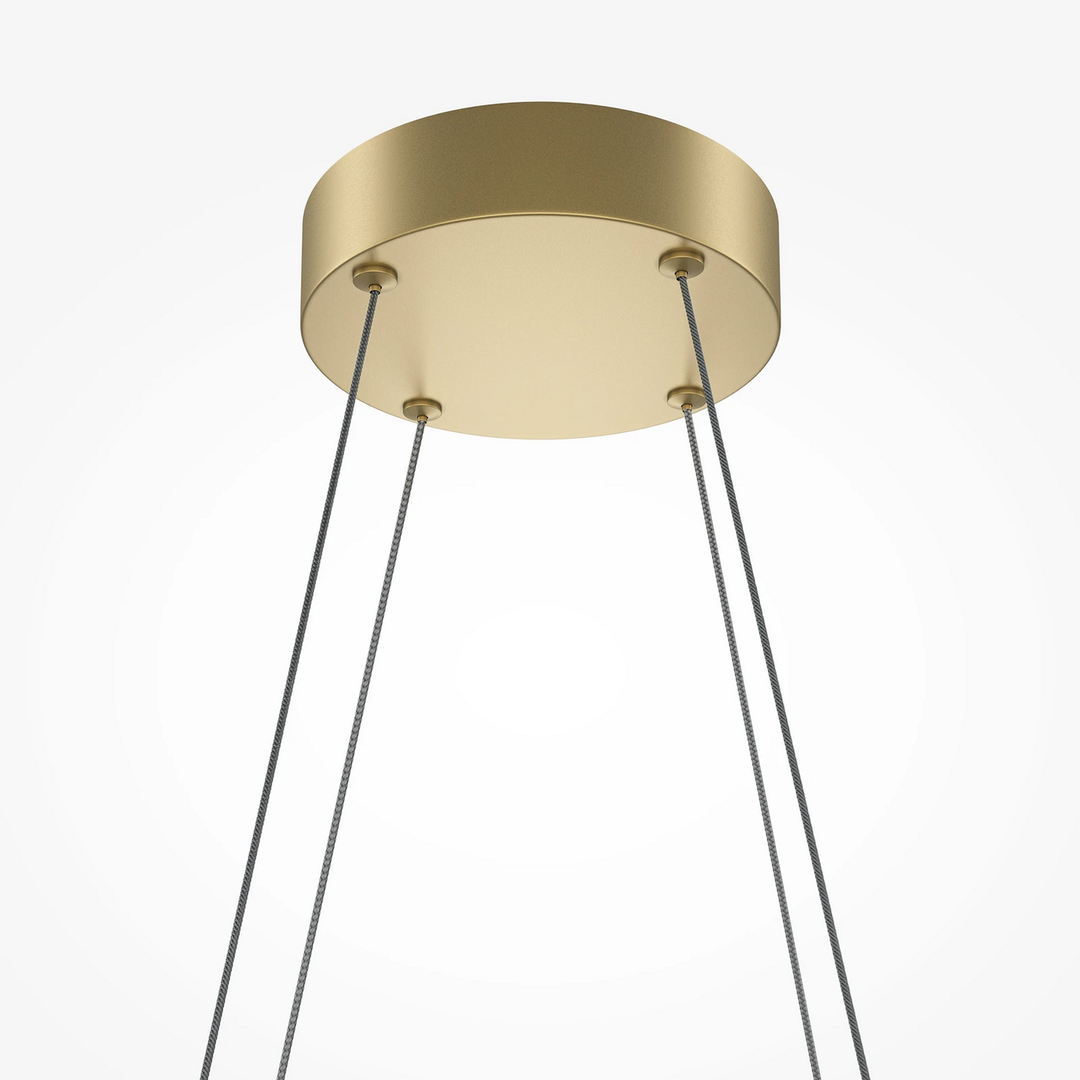 Maytoni Led Hängeleuchte Halo Messingfarben Länge 103,5 Cm Deckenlampe Lampe B-Ware