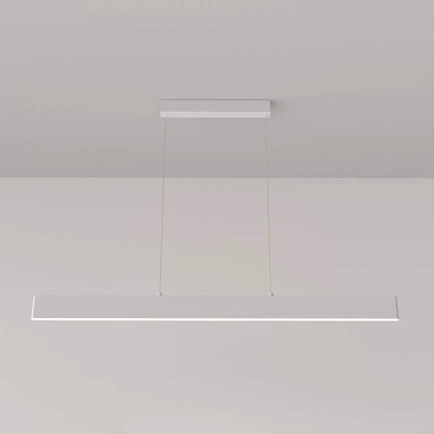 B-Ware Maytoni Pendelleuchte Hängeleuchte Step Led Weiß Metall 118,5 Cm 3.000 K 30 W - 4251110063881