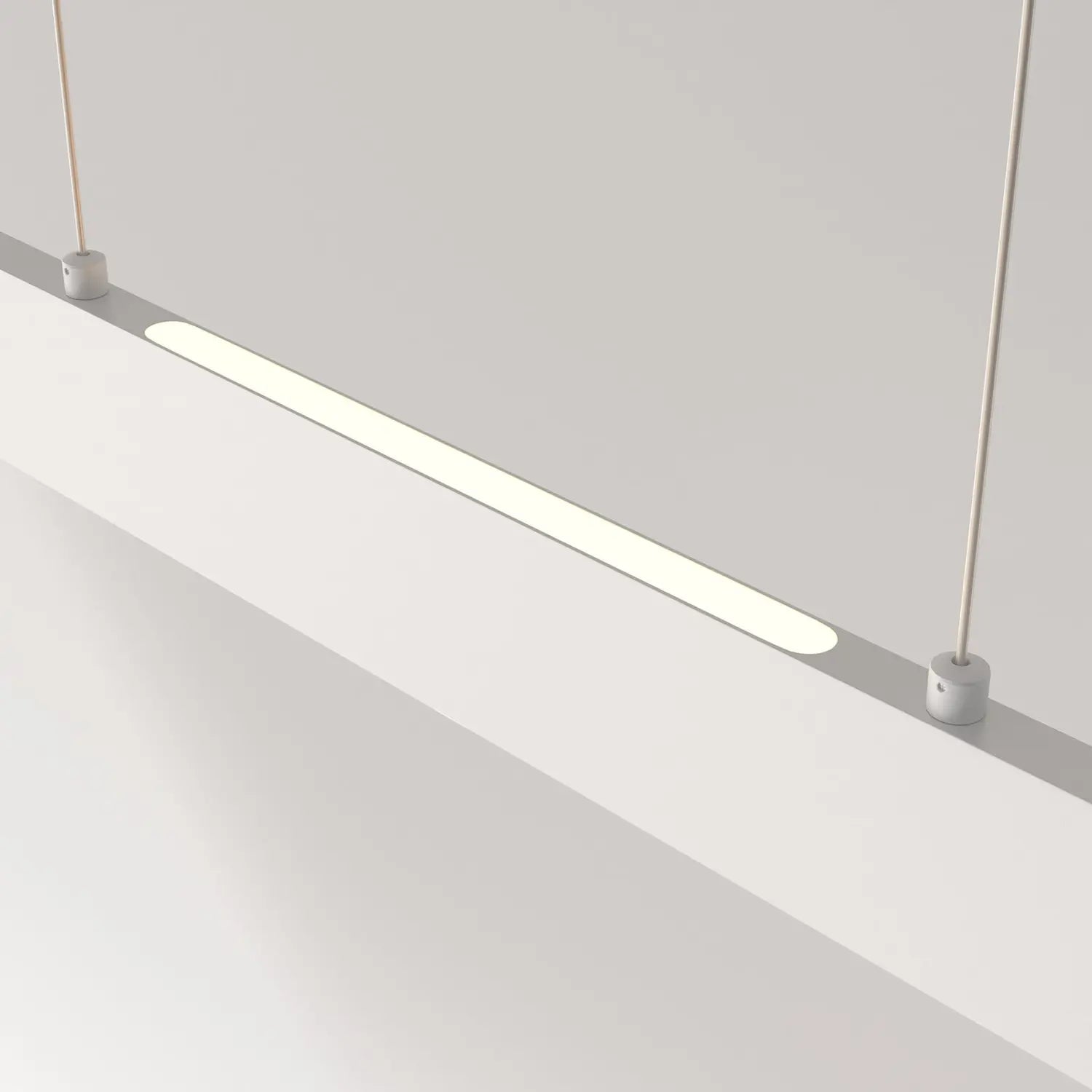 B-Ware Maytoni Pendelleuchte Hängeleuchte Step Led Weiß Metall 118,5 Cm 3.000 K 30 W - 4251110063881