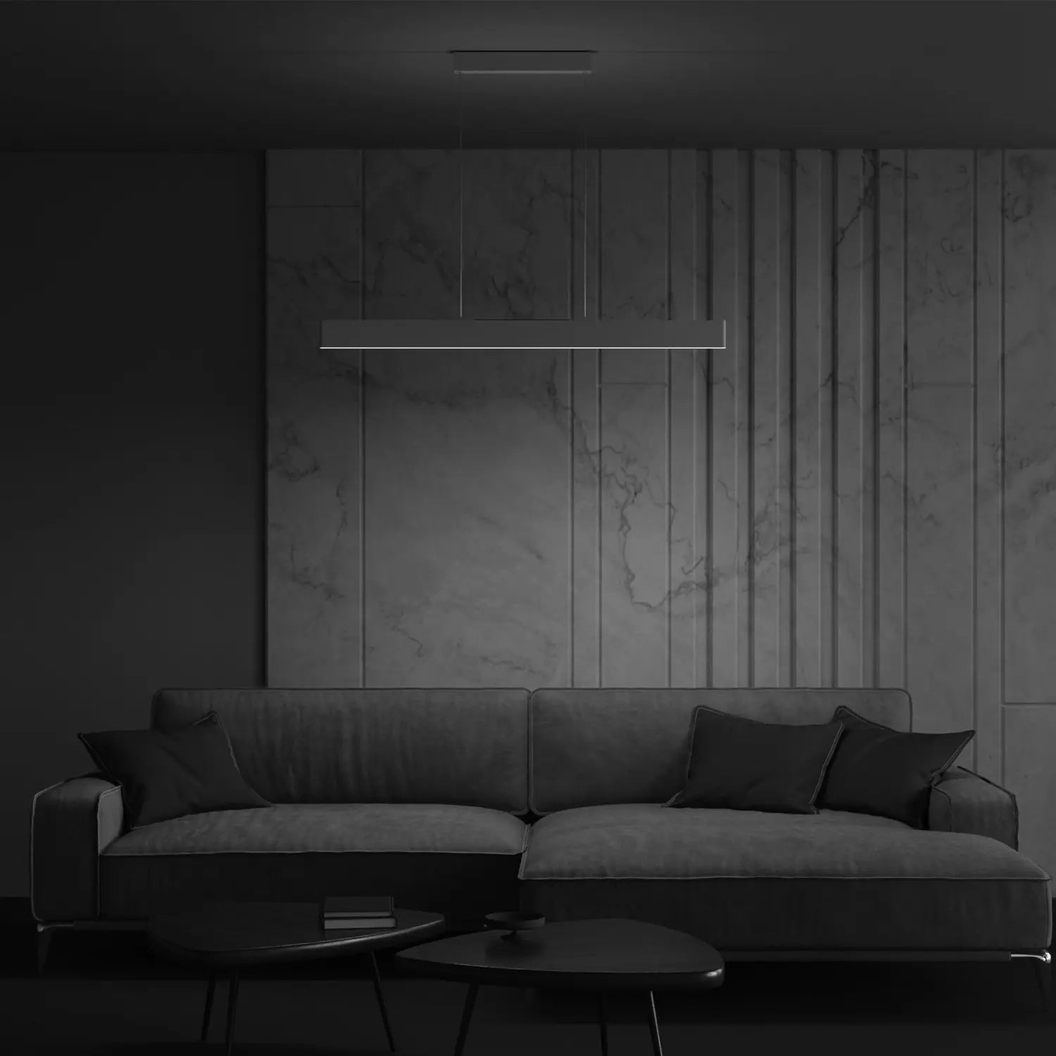 B-Ware Maytoni Pendelleuchte Hängeleuchte Step Led Weiß Metall 118,5 Cm 3.000 K 30 W - 4251110063881