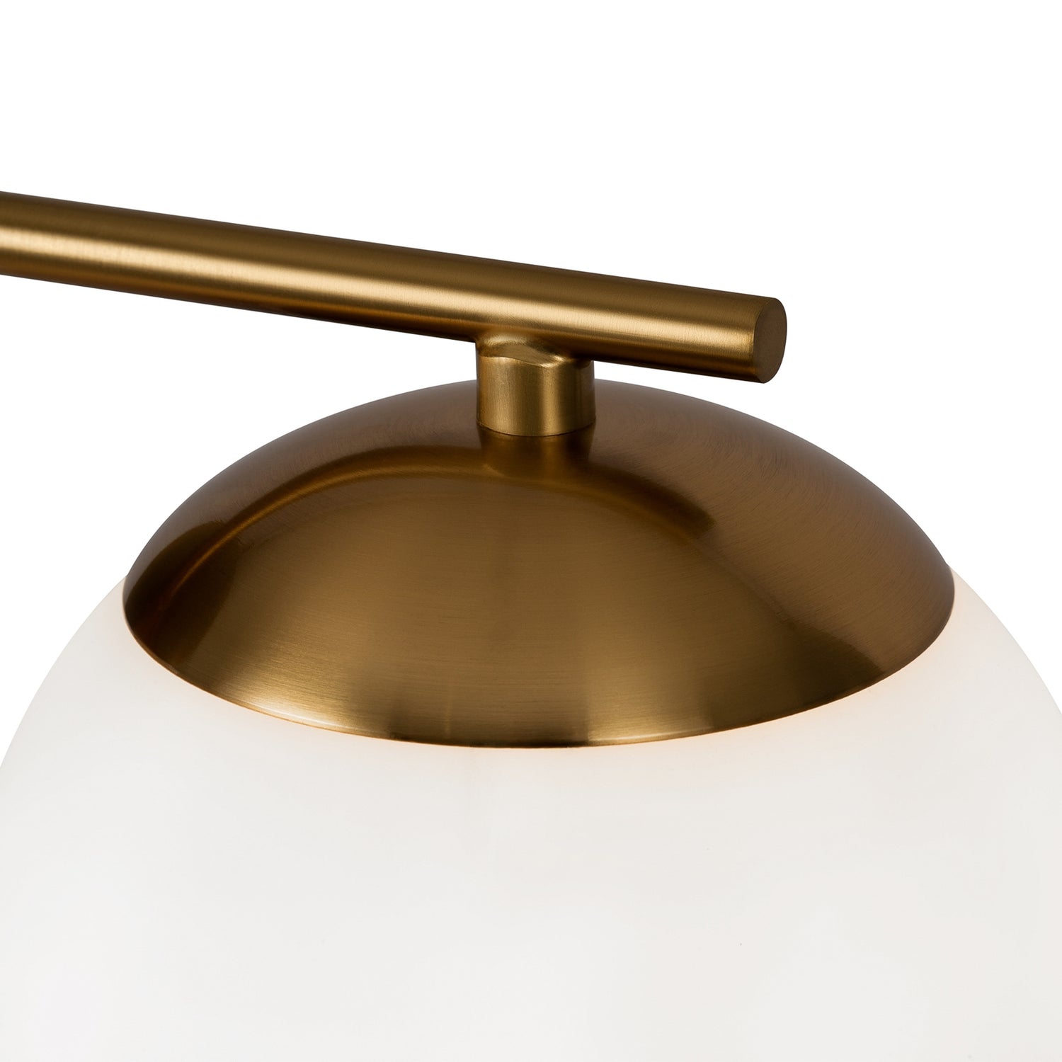 B-Ware Maytoni Wandleuchte Wandlampe Marble Glasschirm Messing Weiß E27 Led Glaslampe - 4099776044802