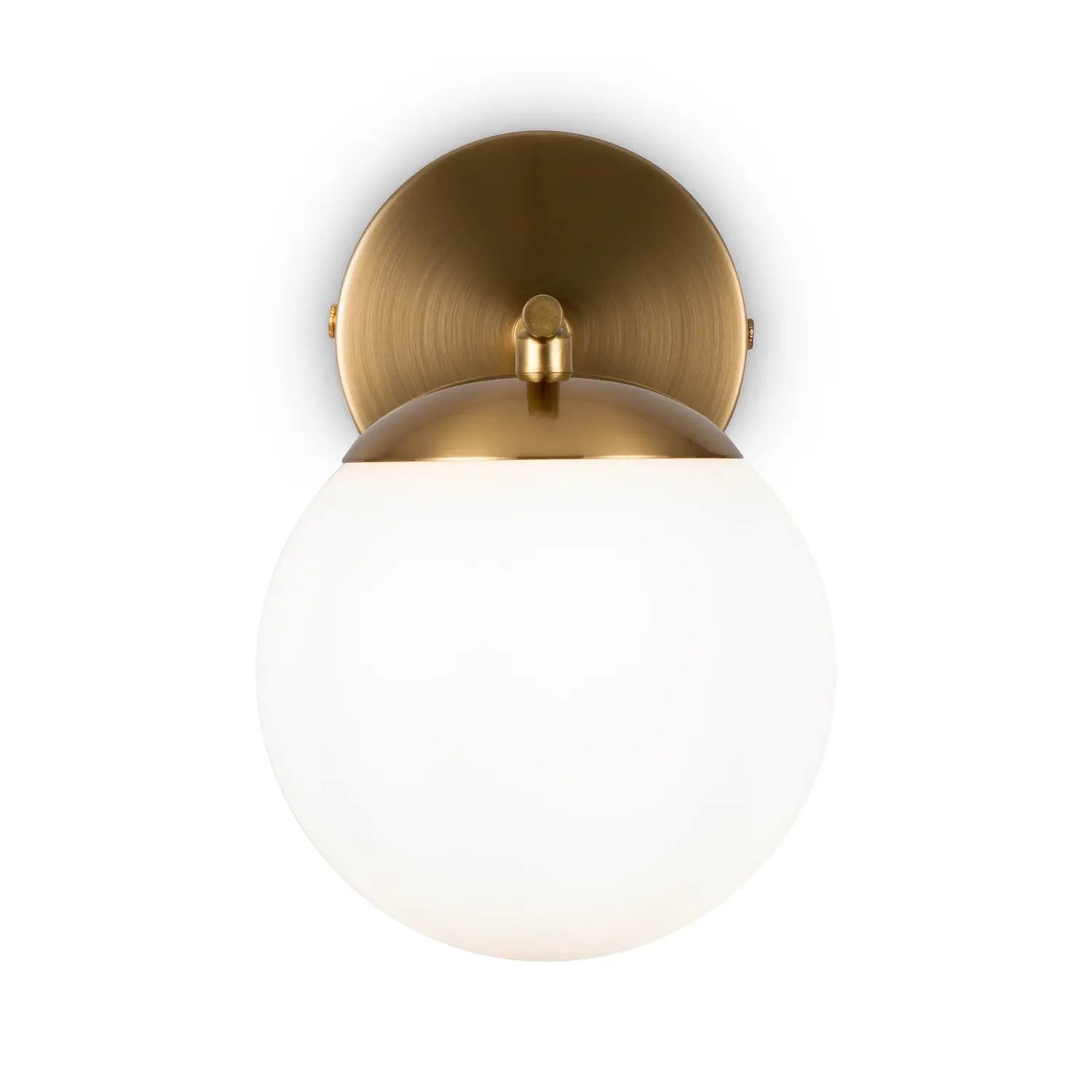 B-Ware Maytoni Wandleuchte Wandlampe Marble Glasschirm Messing Weiß E27 Led Glaslampe - 4099776044802