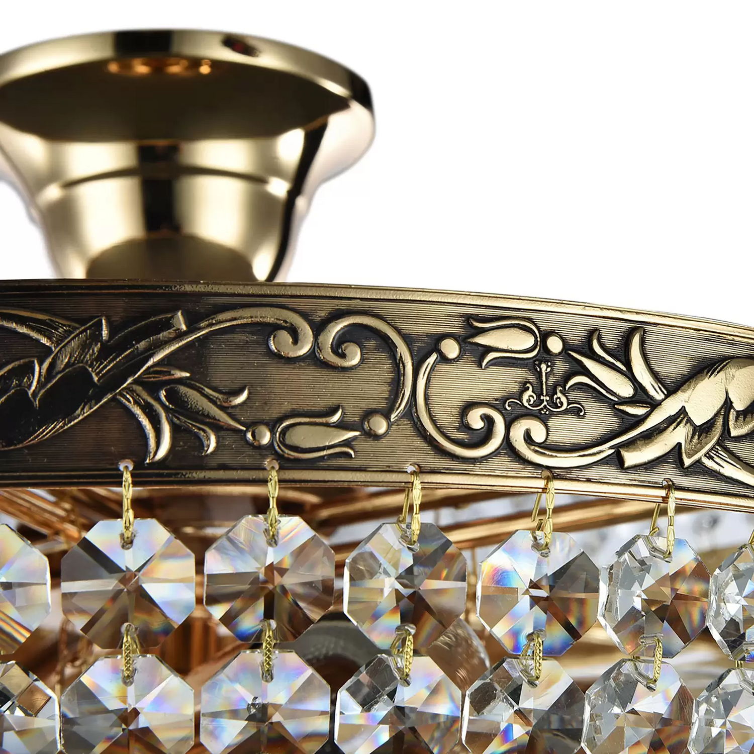 B-Ware Maytoni Palace Kronleuchter Mit Kristallschirm Deckenlampe Leuchte Siehe Text - 6727501