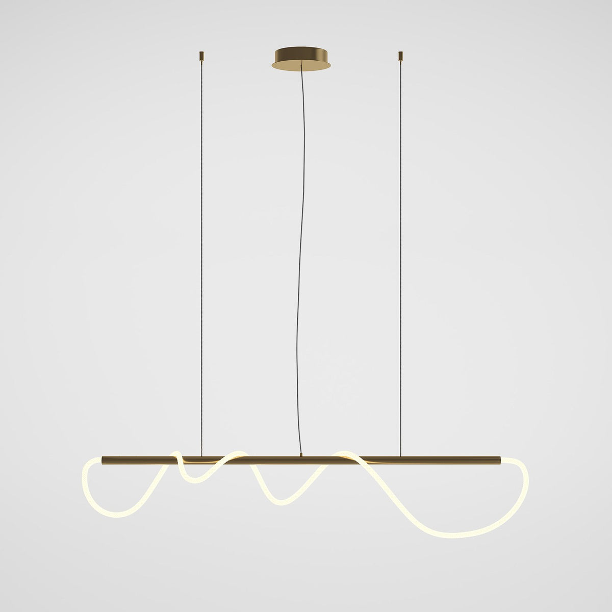 Maytoni Tau LED-Hängeleuchte Pendelleuchte Lichtschlauch Wohnzimmer Beleuchtung - 4099776030546