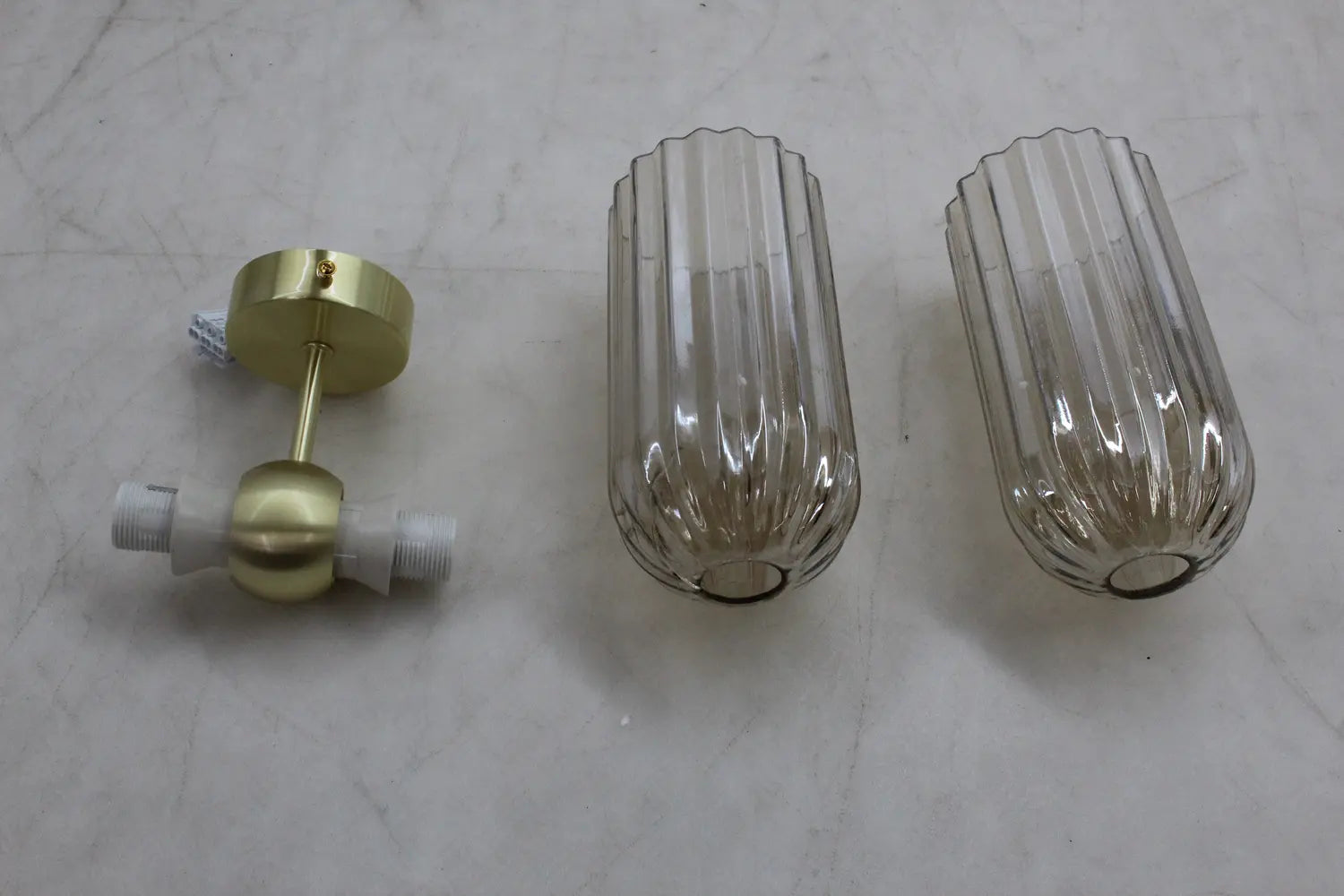 B-Ware Maytoni Wandleuchte Wandlampe Antic 2 Flg Glas Gold Bernstein Siehe Text/Foto - 4099776006305