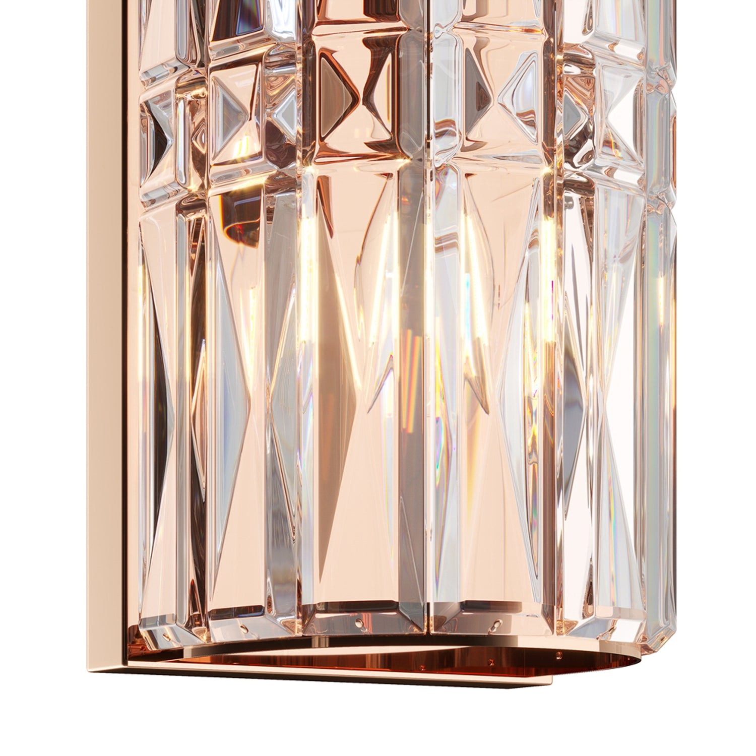 B-Ware Maytoni Wandleuchte Wandlampe Facet Glas Gold E14 Led Höhe 75,2 Cm Lampe Leuchte - 4251110048277