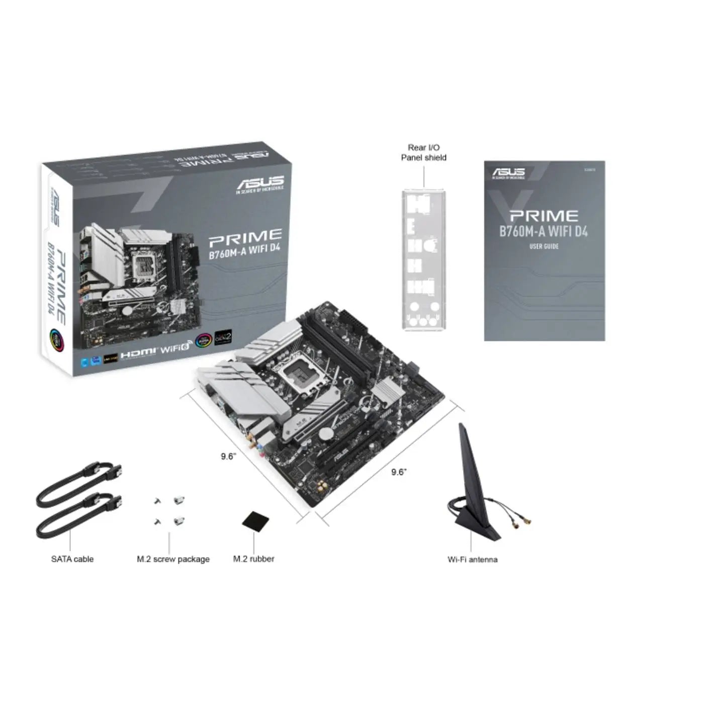 B-Ware Asus Mainboard Motherboard Prime B760 M A Wifi D4 Intel Lga1700 Micro Atx  - 4711081982661
