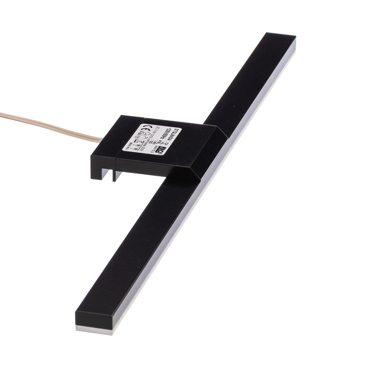Mcj Led Spiegelleuchte Triga Ip44 Schwarz 40 Cm 3.000 K Lampe Leuchte Spot Licht B-Ware - 5903148517445