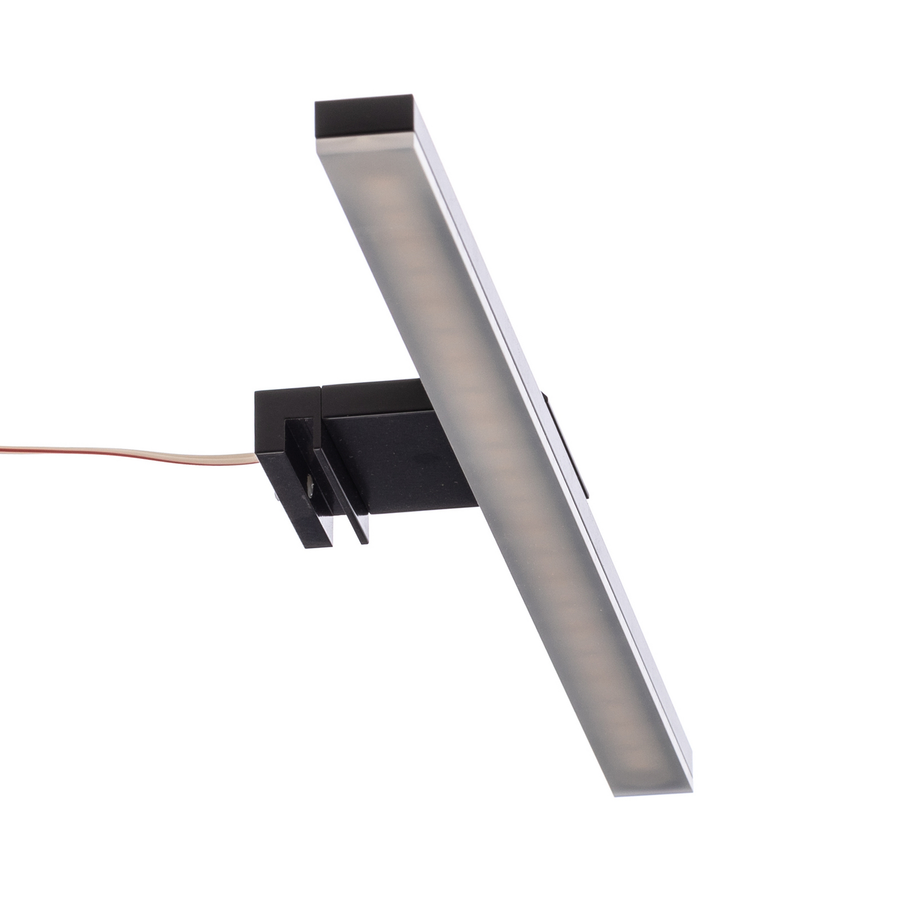 Mcj Led Spiegelleuchte Triga Ip44 Schwarz 40 Cm 3.000 K Lampe Leuchte Spot Licht B-Ware - 5903148517445