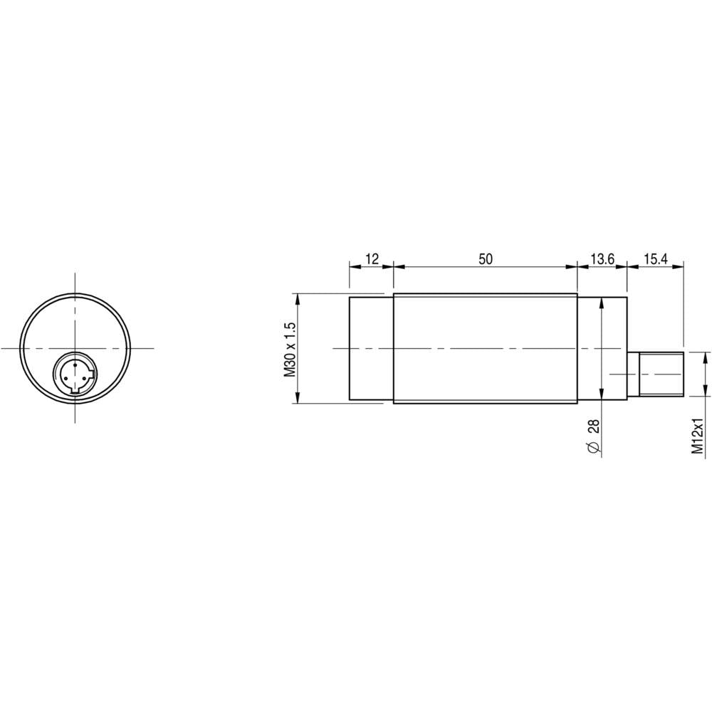 Md Micro Detectors Kapazitiver Sensor Näherungsschalter C30 P/00 2 E Induktiv B-Ware - 4064161088174