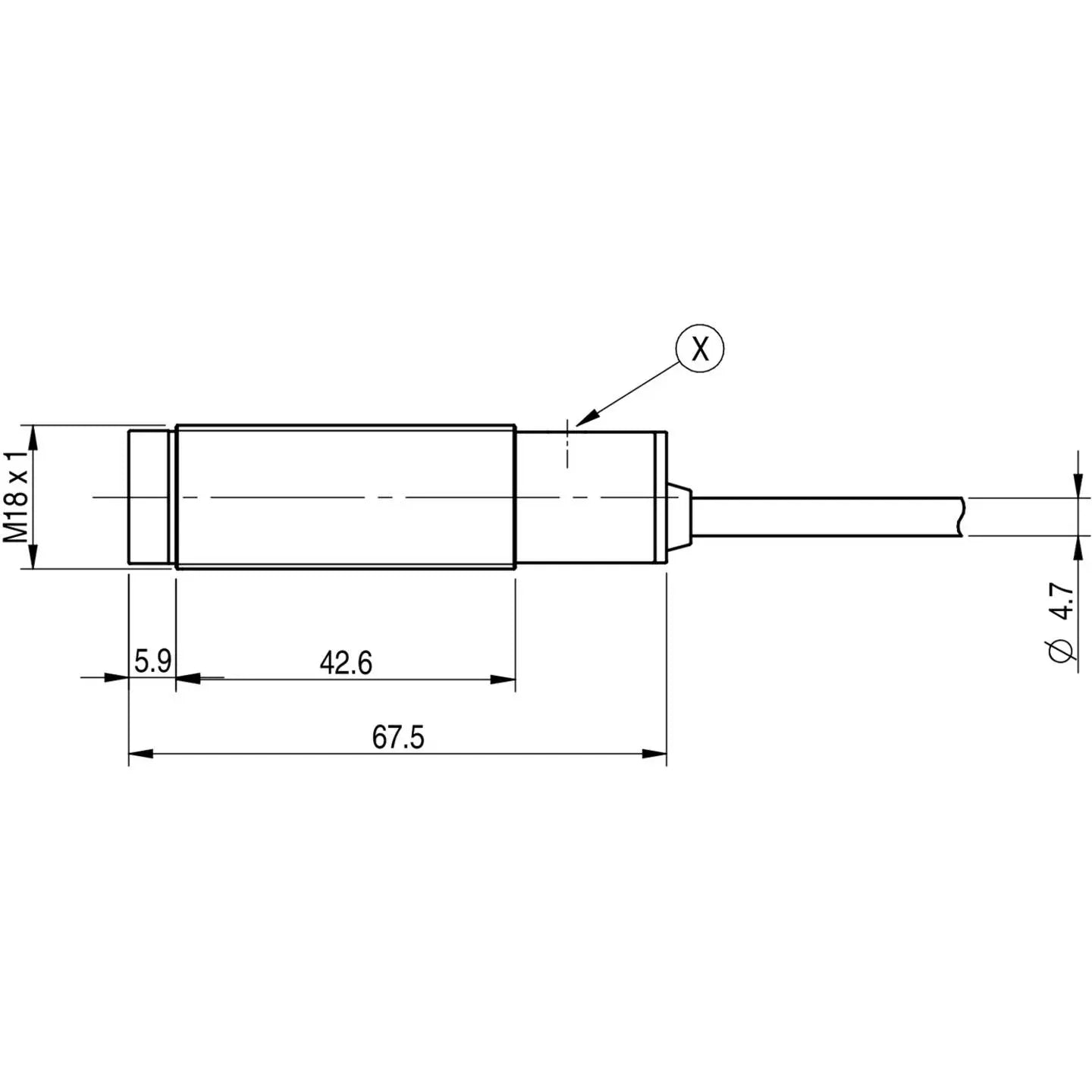 B-Ware Md Micro Detectors Opto Sensor Lichtschranke Sensor Faid/Bp 0 A Kabel 1 Stück - 4064161088600