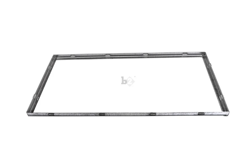 B-Ware Mea Zarge Rahmenprofil Gitterrost Feuerverzinkt 30x30 30x10 1000x300 2 Stück - 4001990113141