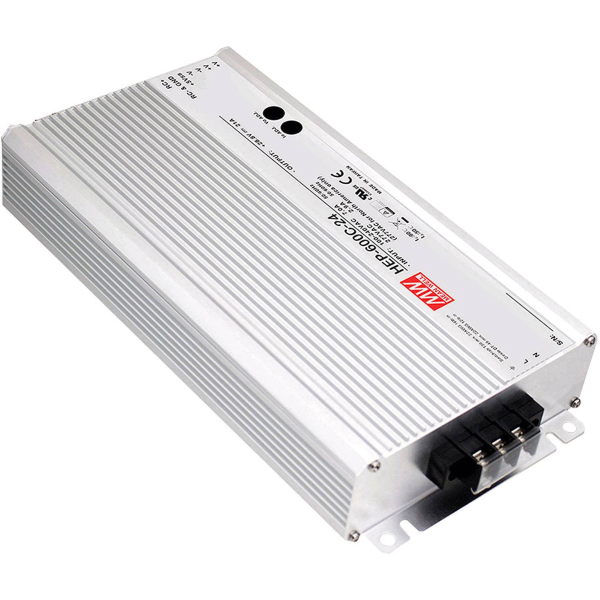 MEAN WELL Bleiakku-Ladegerät Batterie-Lader 24 V HEP-600C-24 Ladestrom 21 A - 4711287420417
