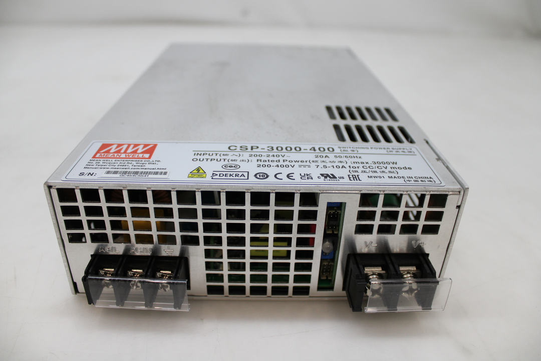 Mean Well Csp 3000 400 Ac/Dc Netzteilbaustein Geschlossen 7.5 A 3000 W 400 V/Dc B-Ware