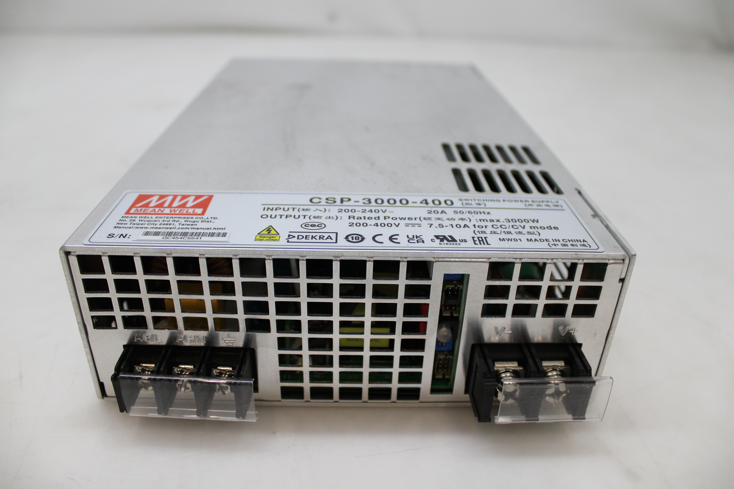 B-Ware Mean Well Csp 3000 400 Ac/Dc Netzteilbaustein Geschlossen 7.5 A 3000 W 400 V/Dc