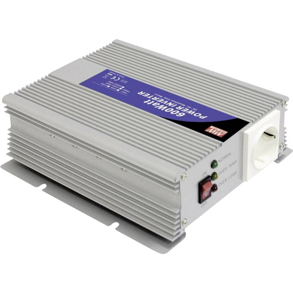 Mean Well Wechselrichter Stromwandler DC AC 12V 230V Batterieklemme - 4711287480695