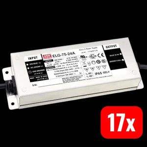 B-Ware Mean Well Led Treiber Netzteil Dimmbar Dali Konstantspannung 115 V 17 Stück