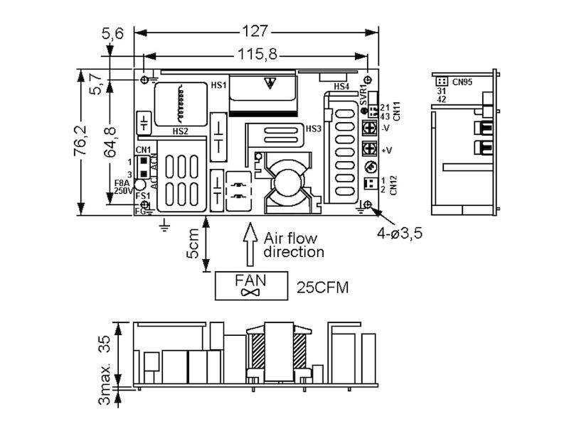 Mean Well Epp 400 36 Schaltnetzteil 37.8 V/Dc 11.2 A 402.3 W 252 W Netzteil B-Ware - 4021087035156