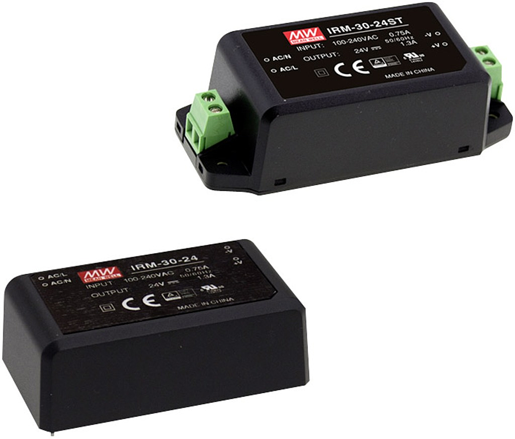 B-Ware Mean Well Irm 30 5 St Ac/Dc Printnetzteil  5 V 6000 M A 30 W Schraubklemmen - 4021087026307