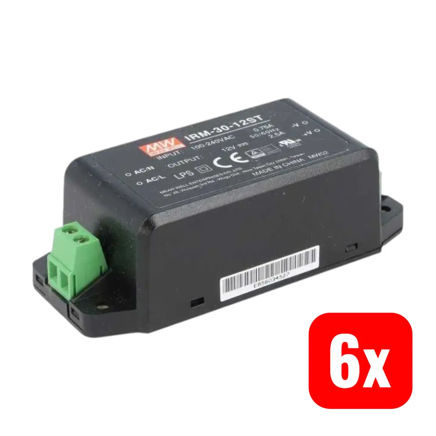 B-Ware Mean Well Snt Netzteil Strom Modul Schraubklemme Printnetzteil 24 V 6 Stück - 4711287423975
