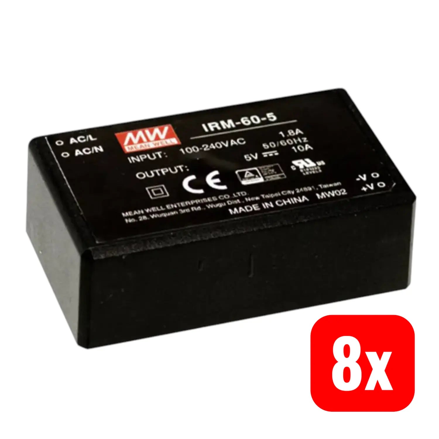 B-Ware Mean Well Netzteil Strom Ac Dc Printnetzteil Leiterplatten 60 W 24 V 8 Stück - 4711287424125