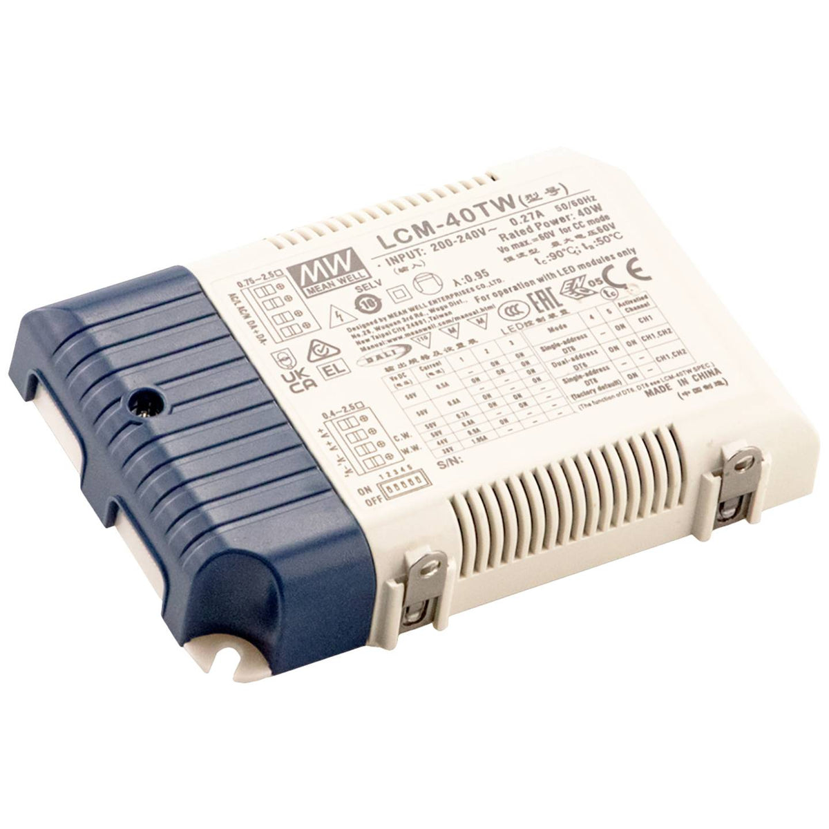 Mean Well LED Treiber Netzteil LCM-40TW Synergy 21 DALI-2 Tunable White 40 W - 4711287510262