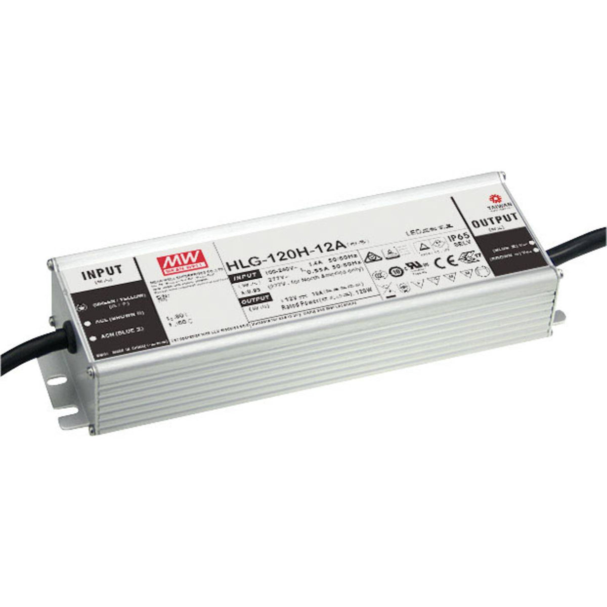 MEAN WELL LED Treiber Netzteil LED-Treiber Konstantspannung Metall IP67 120W 5A - 4711287449401