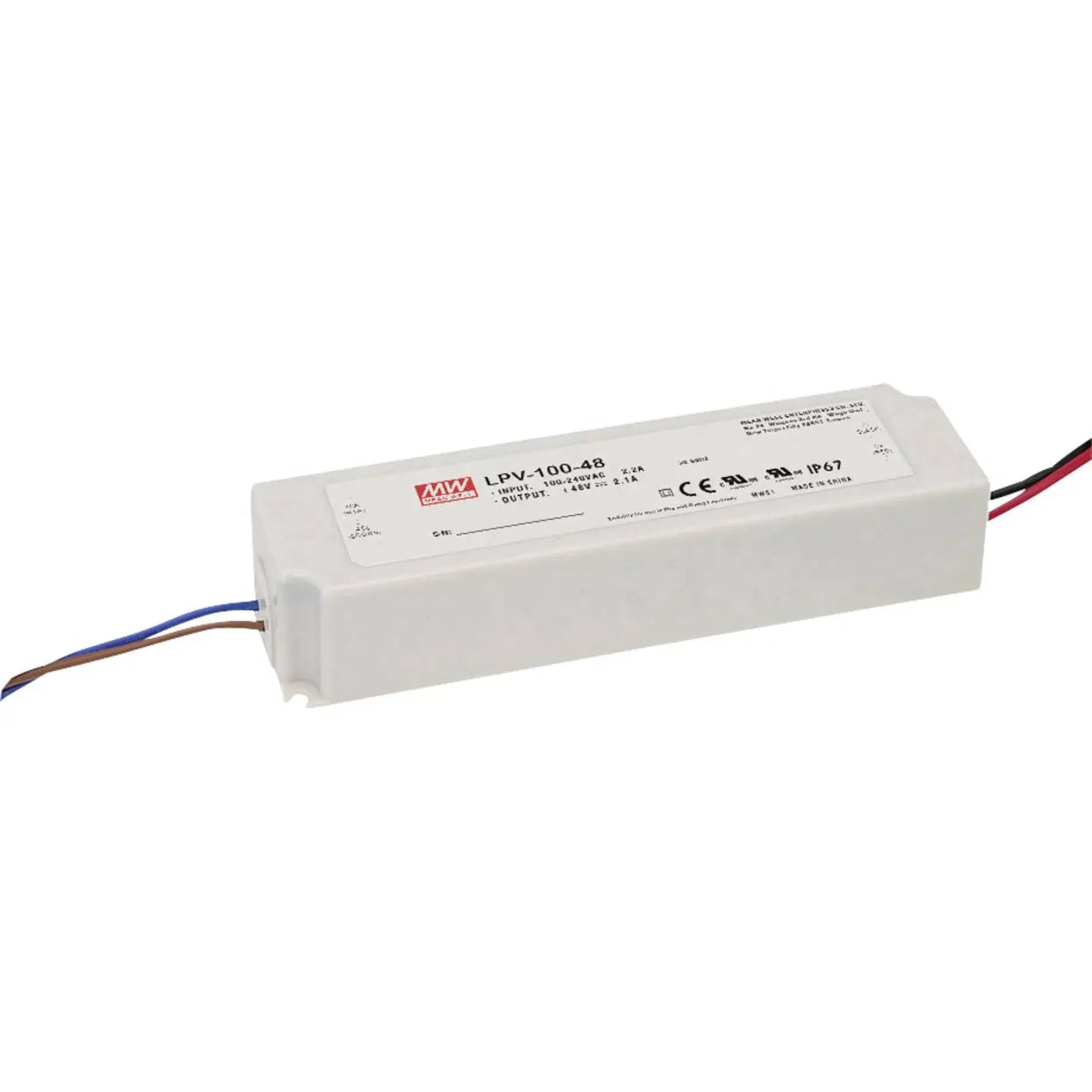 B-Ware Mean Well Led Trafo Netzteil Konstantspannung Netzgerät Nicht Dimmbar Ip67 100 W - 4711287455778