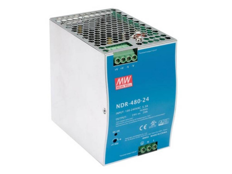 B-Ware Mean Well Stromversorgung Netzteil Snt Din Schiene 480 24 V Hutschiene Montage26 - 4711287422305