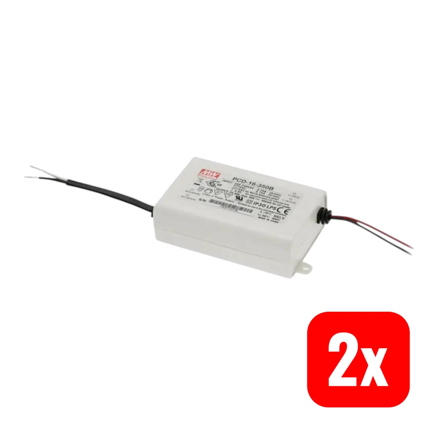 B-Ware Mean Well Led Treiber Netzteil Konstantstrom Dimmbar Ip30 Innenbereich 2 Stück - 4711287439693