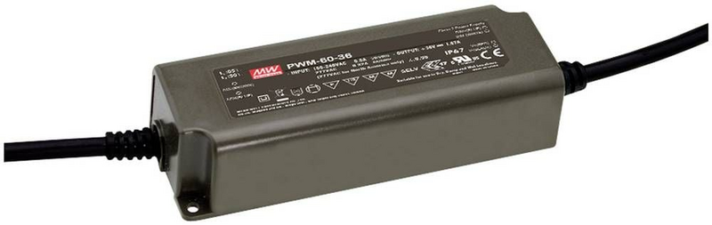 Mean Well Pwm 60 24 Da Led Treiber Konstantspannung 2.5 A 24 V/Dc Lampenzubehör B-Ware - 4711287459912