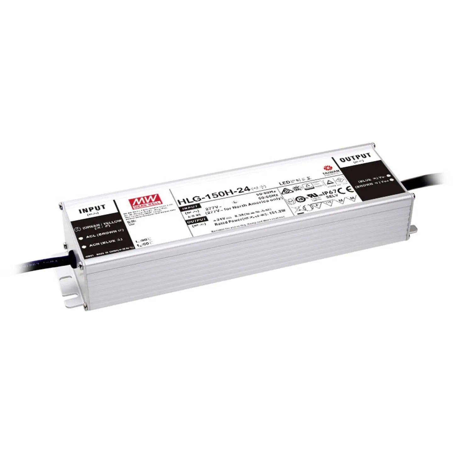 B-Ware Mean Well Led Netzteil Treiber Konstantspannung Hlg 150 H 24 Ab Ip65 Dimmbar 150 W - 4711287449784
