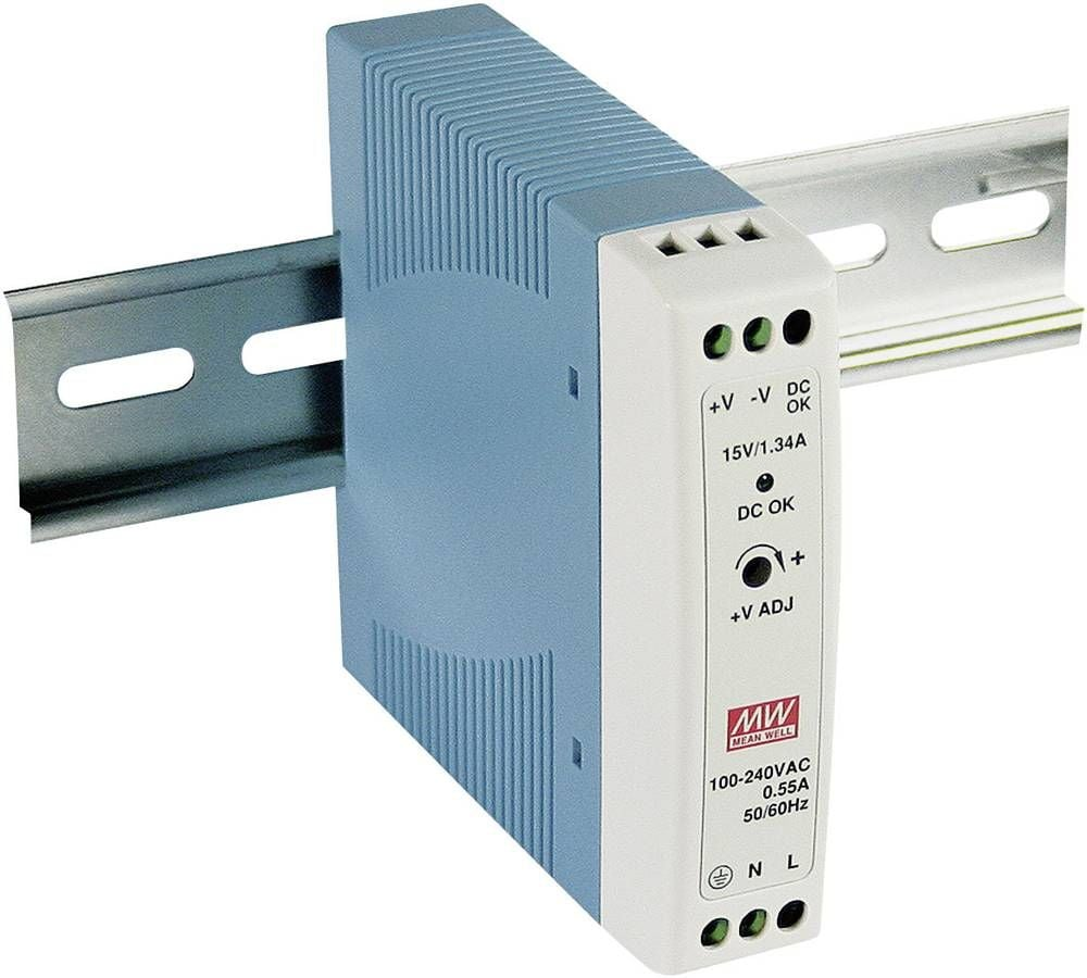 B-Ware Mean Well Snt Din Schiene 24 W 24 V/1 A Stromversorgung Schaltnetzteil 2 Stück - 4711287421995