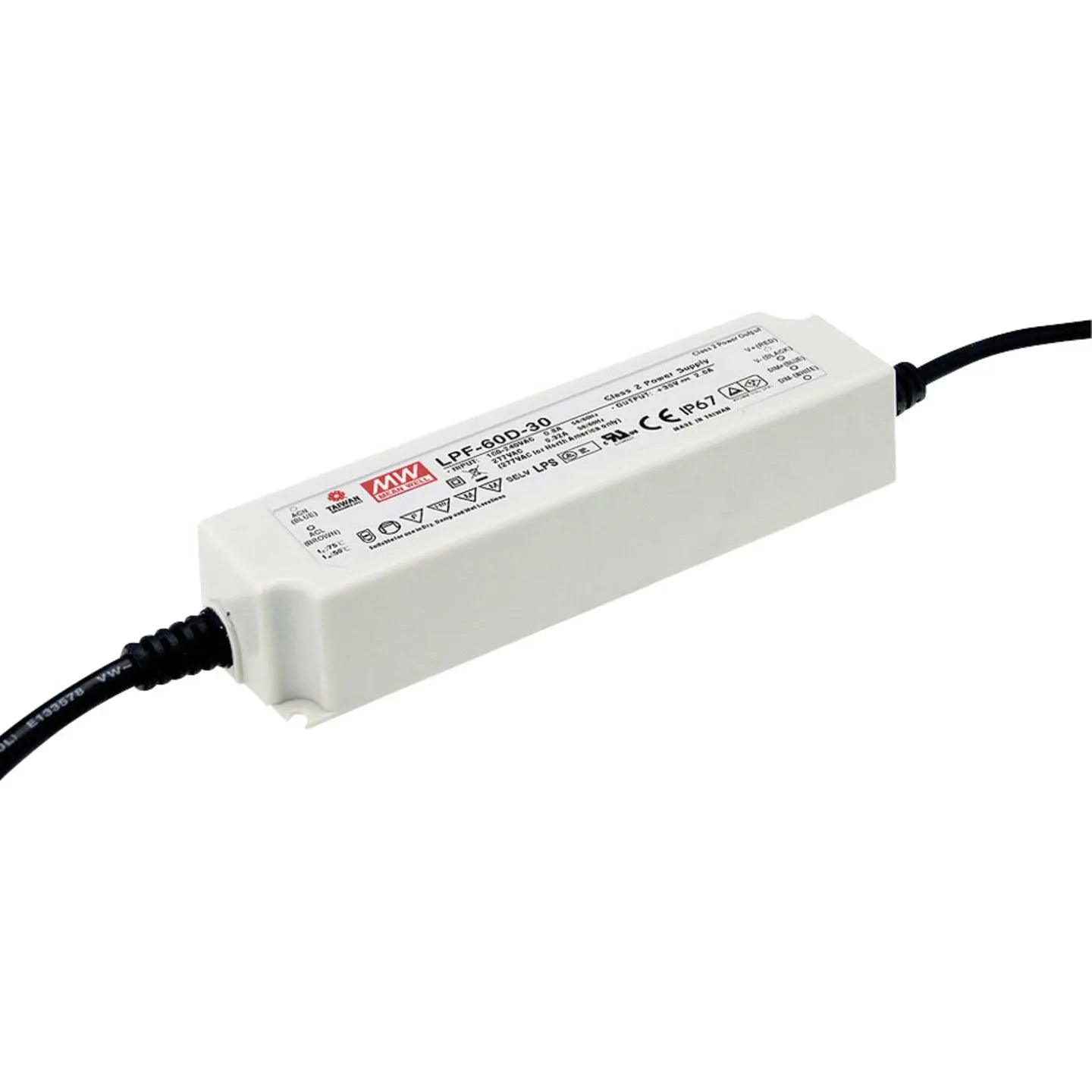B-Ware Mean Well Snt Led Treiber Netzteil Stromversorgung Dimmbar Ip67 Kunststoff 60 W - 4711287458946