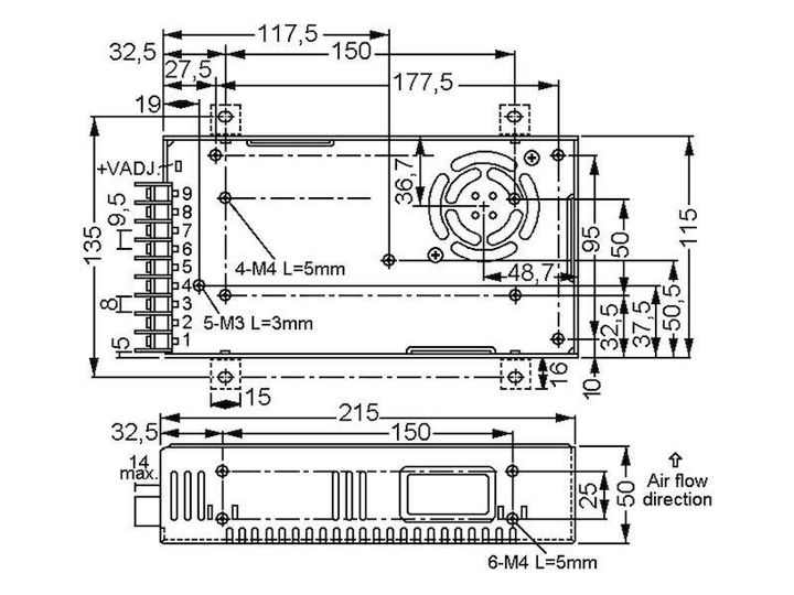 Mean Well Spv 300 48 Ac/Dc Netzteilbaustein Geschlossen 6.25 A 300 W 48 V/Dc B-Ware - 4021087012416