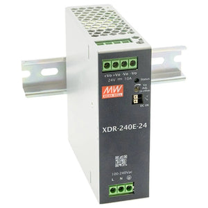 B-Ware Mean Well Hutschienen Netzteil Stromversorgung Xdr 240 E 12 Din Rail 12 V 20 A 240 W
